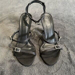 Brand new satin sandals